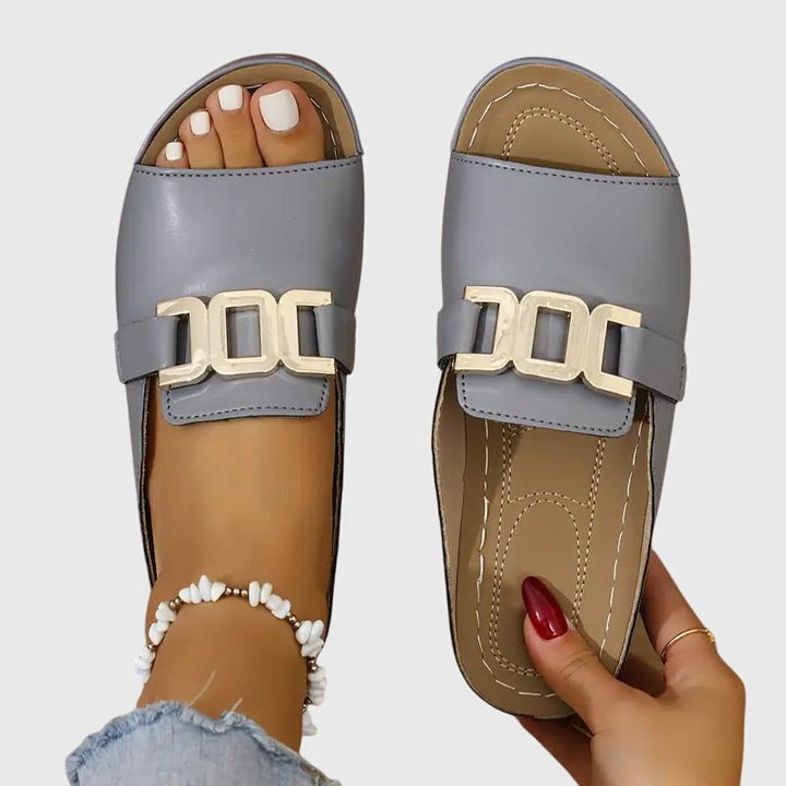 Silje | Guldspænde Sandaler